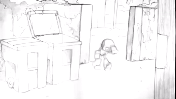 Scene from student thesis film